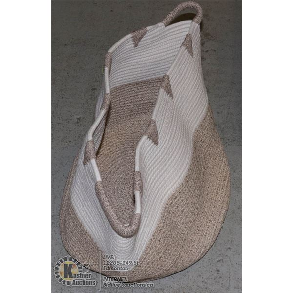 WOVEN STORAGE BASKET