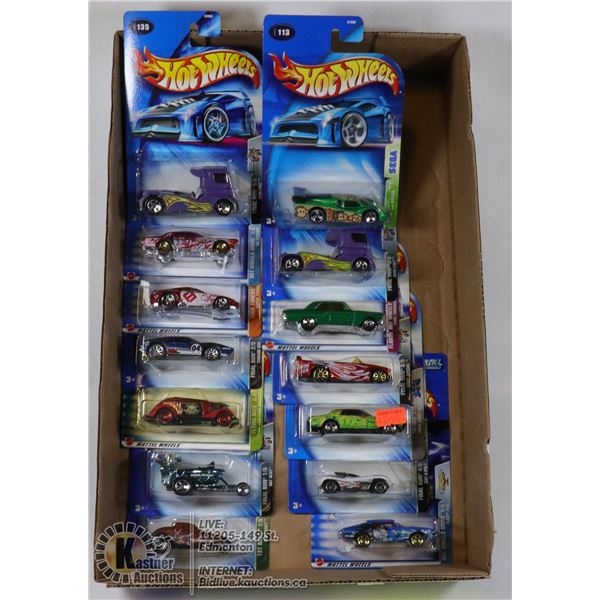 14 NEW HOT WHEELS - 2003/2004
