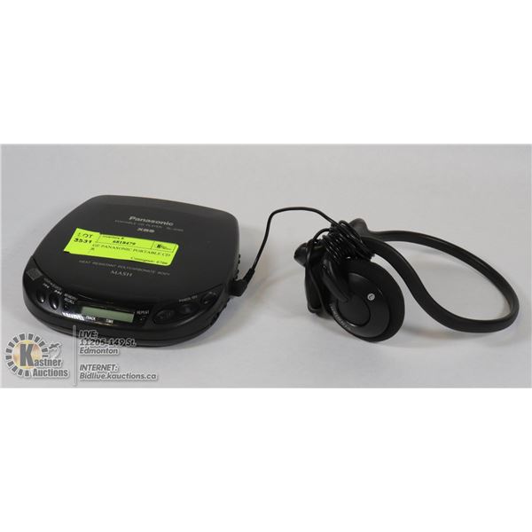 VINTAGE PANASONIC PORTABLE CD PLAYER