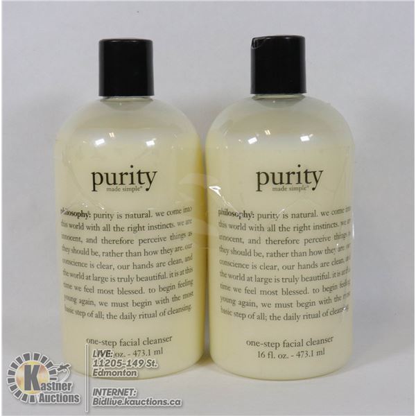 2 BOTTLES OF PURITY ONE STEP FACIAL CLEANSER