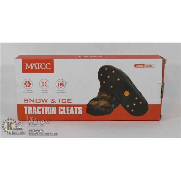 SNOW & ICE TRACKTION CLEATS