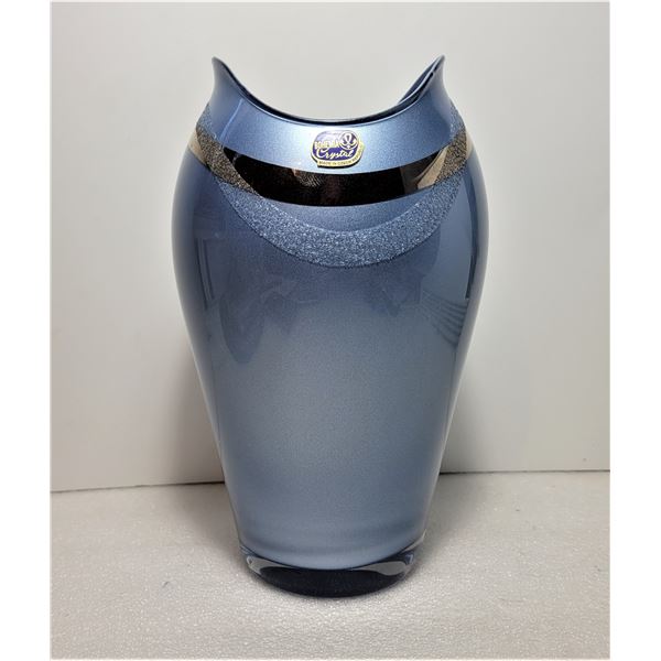 18) CZECH REPUBLIC BOHEMIAN CRYSTAL 8.5" TALL