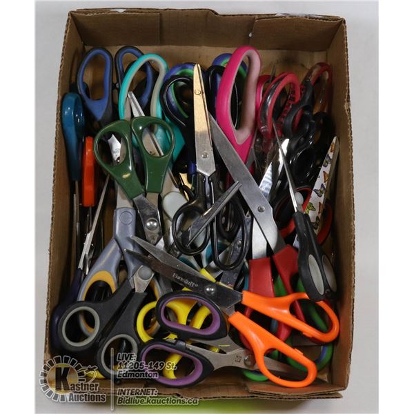 BOX OF SCISSORS
