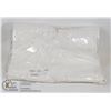 Image 1 : NEW BAG OF 12 WHITE PROFESSIONAL 100% COTTON