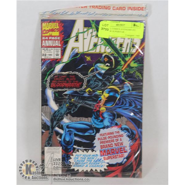 MARVEL COMICS AVENGERS #22 1993 NEW SUPERSTAR