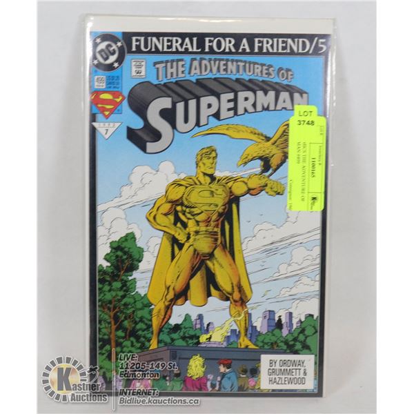 DC COMICS THE ADVENTURE OF SUPERMAN #499