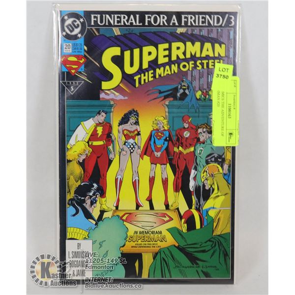 DC COMICS THE ADVENTURE OF SUPERMAN #20