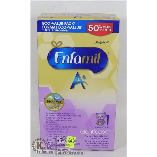 ENFAMIL INFANT FORMULA, 2X 471GRAMS