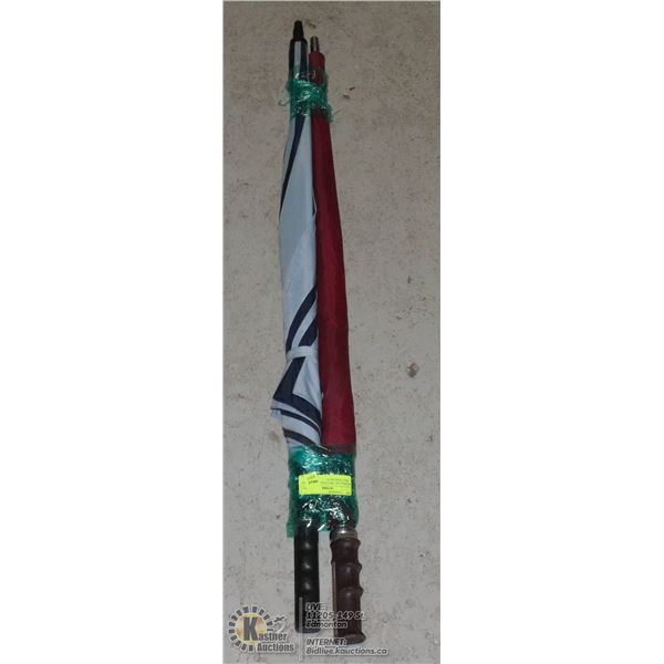 BUNDLE OF TWO GOLF UMBRELLAS - TWO-TONE BLUE,