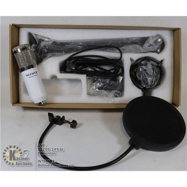 NEEWER USB CONDENSER MICROPHONE WITH MOUNTING