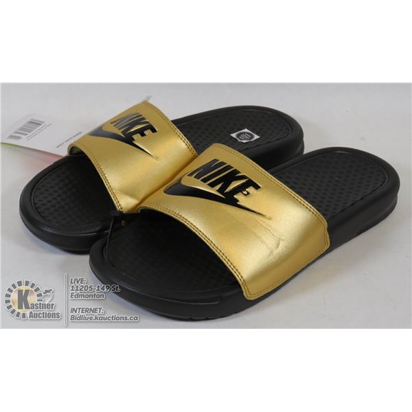 PAIR OF NIKE SLIP ON SANDLLES SIZE 7