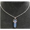 Image 1 : SODALITE  2 POINT CHAKRA STONE NECKLACE