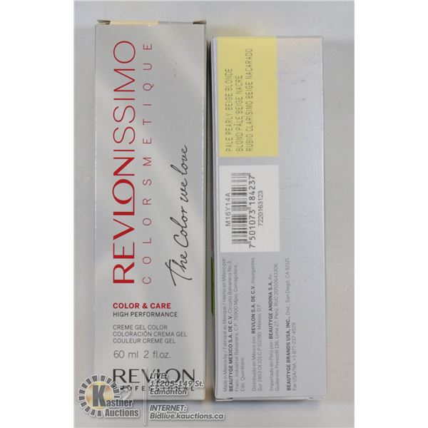 LOT OF 2 REVLONISSIMO PERMANENT HAIR COLOR