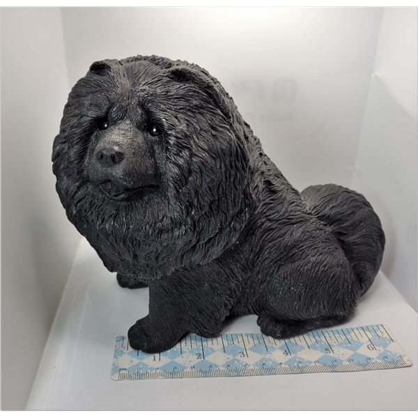 2)  SANDICAST CHOW-CHOW PUPPY BY ARTIST SUSAN BRUCE.  COLLECTIBLES