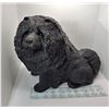 Image 1 : 2)  SANDICAST CHOW-CHOW PUPPY BY ARTIST SUSAN BRUCE.  COLLECTIBLES