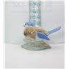 Image 2 : 3)  VINTAGE PORCELAIN BIRD FIGURINE, MEASURES APPROX 4" X 3".  HOME DÉCOR