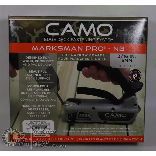 NEW CAMO EDGE DECK FASTENING