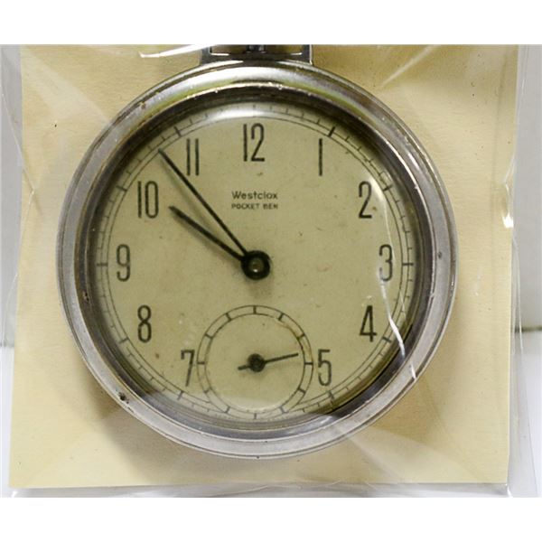MADE IN CANADA WESTCLOX POCKET BEN POCKET WATCH