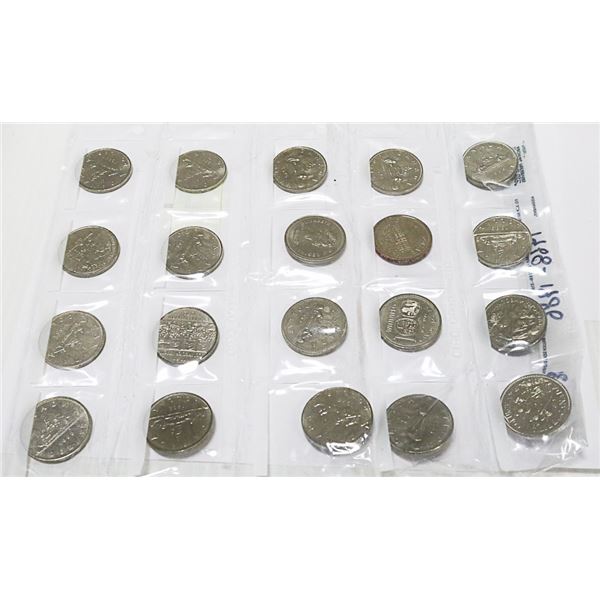 1968-1986 CANADIAN DOLLARS 20 TOTAL