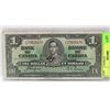 Image 1 : 1937 CANADIAN  $1 BILL