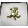 Image 1 : TURTLE RHINESTONE BROOCH