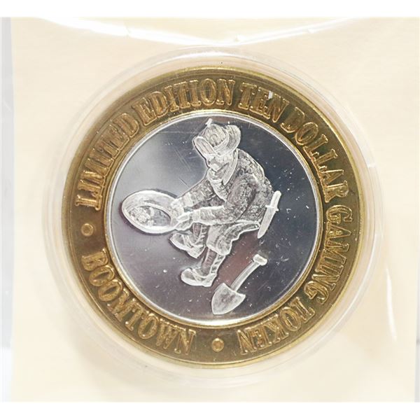 .999 SILVER BOOMTOWN CASINO TOKEN