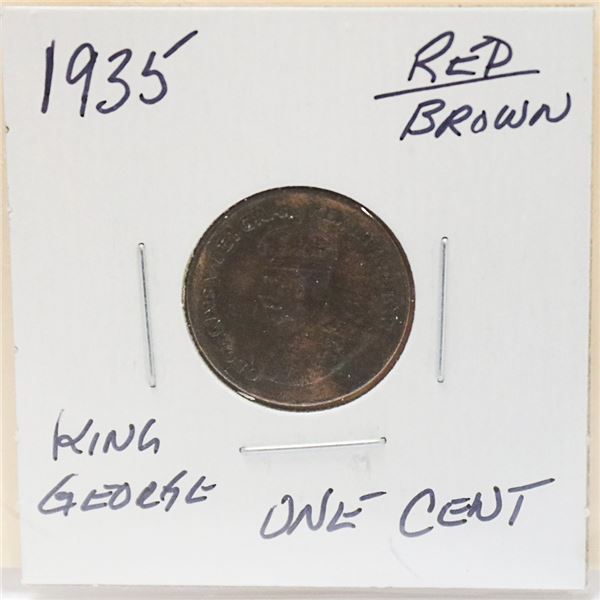 1935 KING GEORGE SMALL CENT