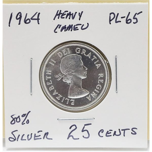 1964 SILVER 25 CENTS