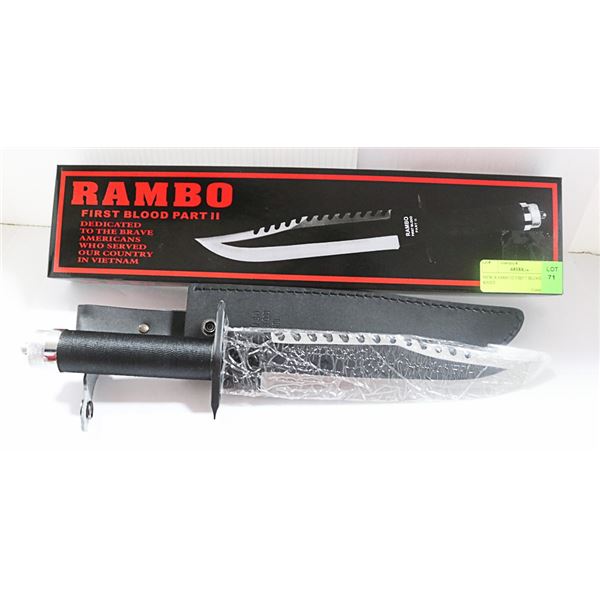 NEW RAMBO II FIRST BLOOD RELICA KNIFE