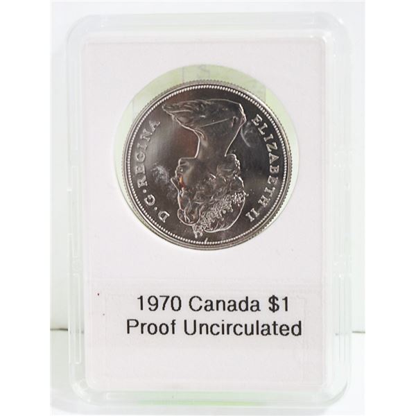 CAN. 1970 SILVER $1, PROOF