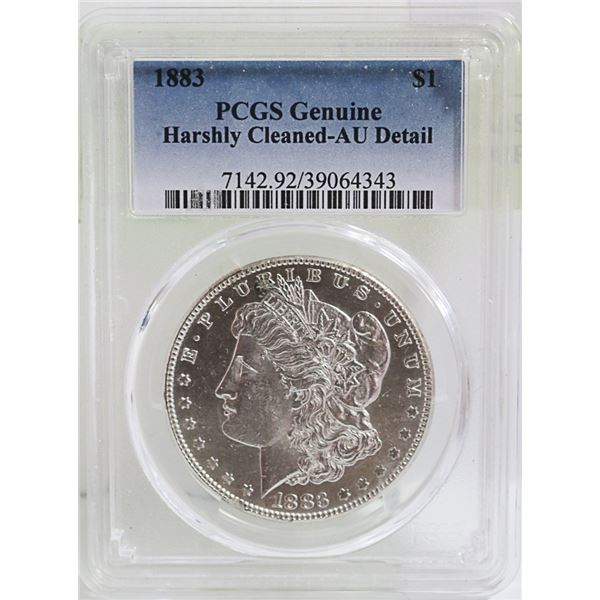 USA 1883 MORGAN DOLLAR PCGS GRADED AU