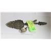 Image 1 : PIRATE SPOON AND 1 STERLING SILVER SPOON