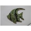 Image 1 : LARGE FIN FISH RHINESTONE BROOCH
