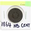 Image 1 : 1864 NEW BRUNSWICK ONE CENT