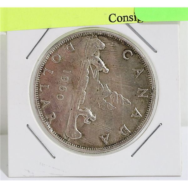 1960 CANADIAN SILVER DOLLAR
