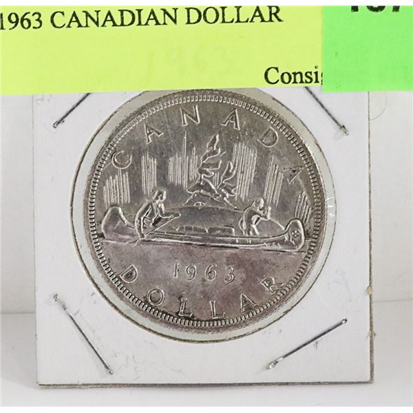 1963 CANADIAN DOLLAR