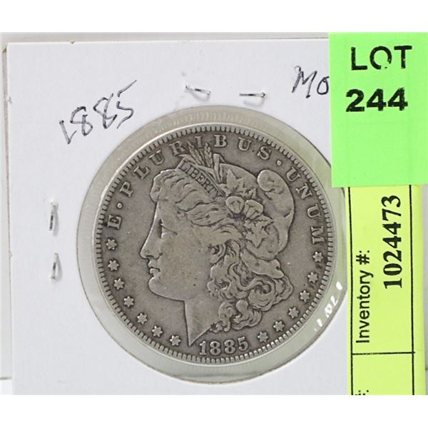 1885 USD MORGAN  SILVER DOLLAR