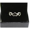 Image 1 : VINTAGE .SOLID .925 SILVER HEART RING SZ 7
