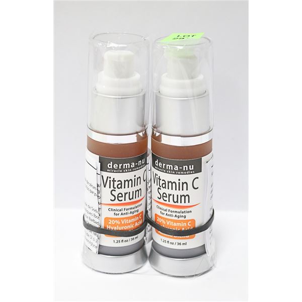 2 BOTTLES OF VITAMIN C SERUM FOR ANTI-AGING