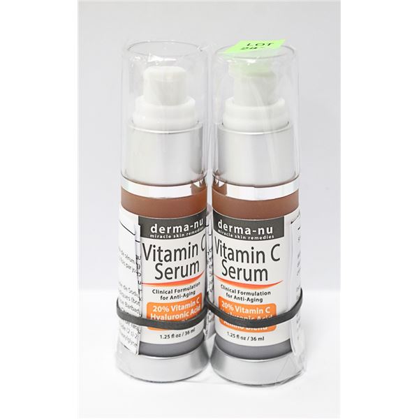 2 BOTTLES OF VITAMIN C SERUM FOR ANTI-AGING