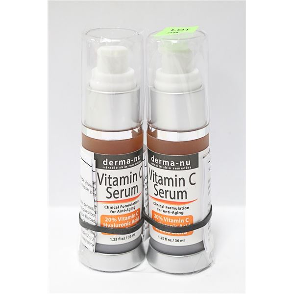 2 BOTTLES OF VITAMIN C SERUM FOR ANTI-AGING