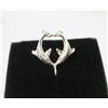 Image 1 : SOLID .925 STERLING SILVER KISSING DOLPHINS