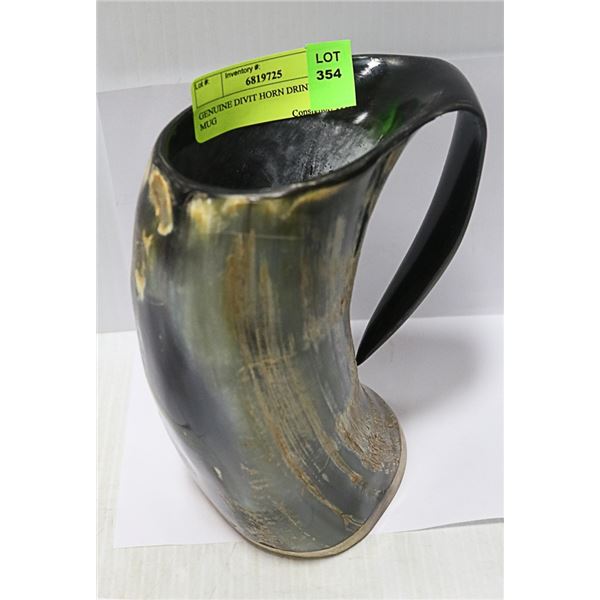 GENUINE DIVIT HORN DRINKING MUG