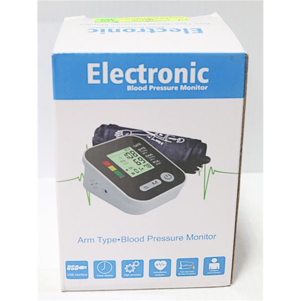 ELECTRONIC BLOOD PRESSURE MONITOR ARM TYPE