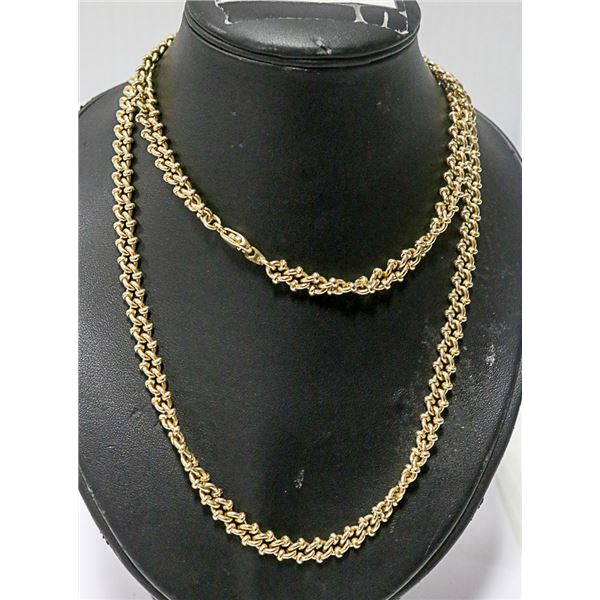 31" HEAVILY GOLD PLATED CHAIN