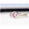 Image 2 : 10K WHITE GOLD SPINEL FANCY RING SIZE 4.5