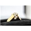 Image 1 : 14K GOLD DIAMOND CLUSTER RING SIZE 8