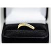 Image 1 : 10K GOLD SEMI-ETERNITY BAND RING SIZE 9