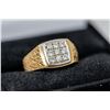 Image 1 : 10-14K GOLD DIAMOND CLUSTER RING SIZE 8.5