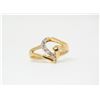 Image 1 : 14K GOLD DIAMOND LADIES HEART RING SIZE 6